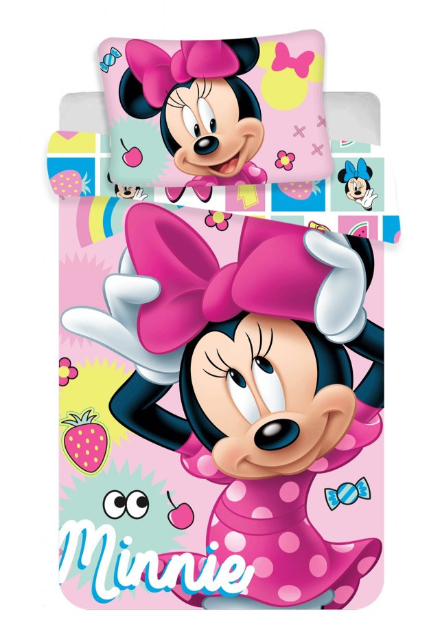 Disney posteljina Minnie sweet baby 100x135, 40x60 cm - Dječja posteljina licencirana