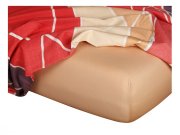 Jersey posteljina svijetlo smeđa B Posteljina za krevete - Plahte - Jersey plahte