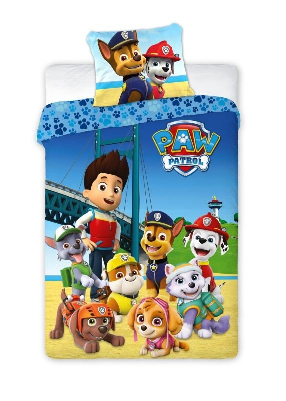 FARO Posteljina Paw Patrol ekipa Bavarska, 140/200, 70/90 cm - Posteljina sa licencijom