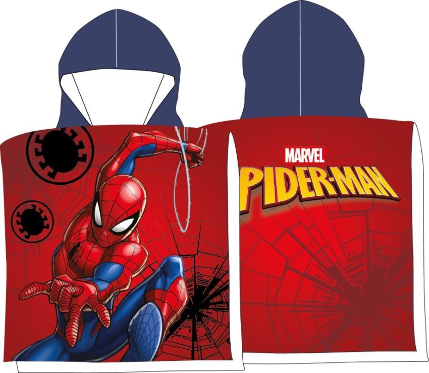 FARO Spiderman crveni pončo 55/110 cm - ponchos