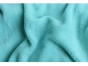 Prostirka od mikroflanela Kikko plave boje Posteljina za krevete - Plahte - Mikroflanel plahte