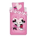 JERRY FABRICS Posteljina Mickey i Minnie Love micro Polyester - mikrovlakno, 140/200, 70/90 cm