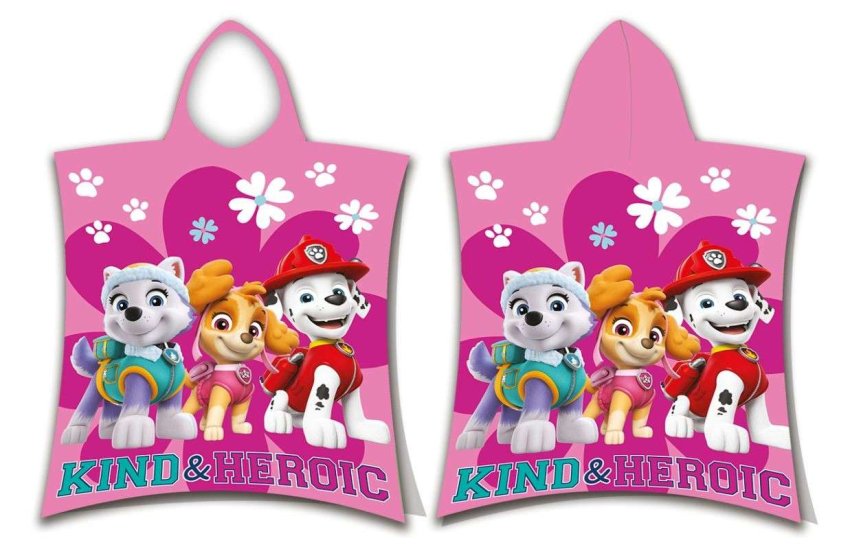 JERRY FABRICS Pončo Paw Patrol PP475 Pamuk - Frotir, 50/115 cm - ponchos