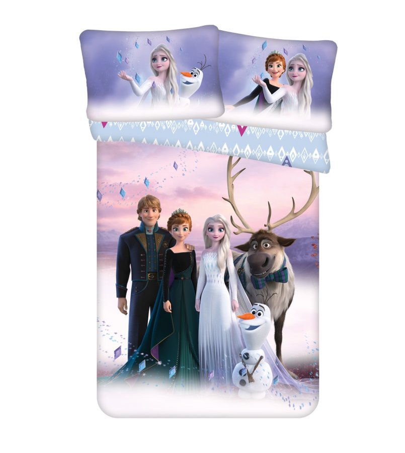 Disney posteljina za krevetac Frozen Elements baby 100x135, 40x60 cm - Dječja posteljina licencirana