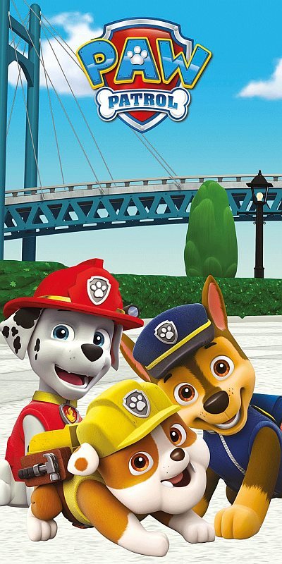 JERRY FABRICS Ručnik Paw Patrol 0 Pamuk - Frotir, 60 70/140 cm - ručnici za plažu