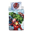 JERRY FABRICS Posteljina Avengers Heroes Pamuk, 140/200, 70/90 cm