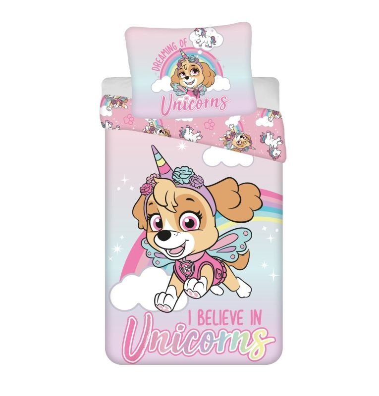 JERRY FABRICS Posteljina Paw Patrol PP354 Pamuk, 140/200, 70/90 cm - Posteljina sa licencijom