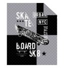 DETEXPOL Prekrivač za krevetu Skateboard Polyester, 170/210 cm Pokrivači