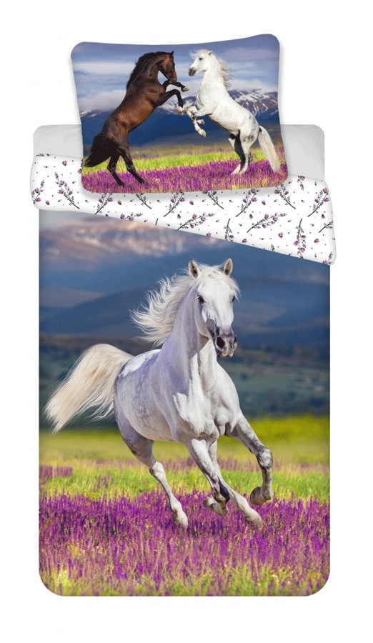 Posteljina fototisk Horse Meadow 140x200, 70x90 cm - Dječja posteljina Fototisak