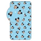 JERRY FABRICS Navlaka Mickey Blue 02 2Pamuk, 90/200 cm Donje plahte - plahte sa licencijom