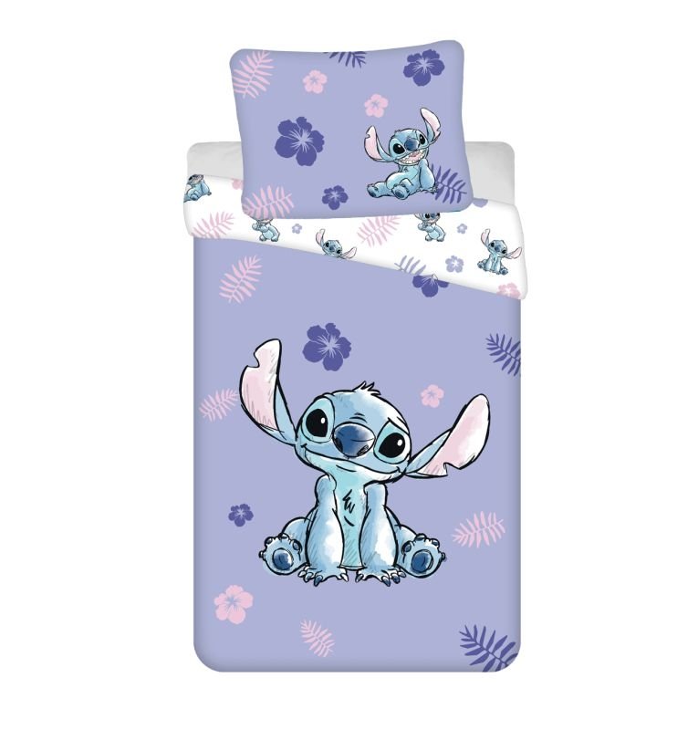 JERRY FABRICS Posteljina Lilo and Stitch Pamuk, 140/200, 70/90 cm - Posteljina sa licencijom