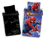 JERRY FABRICS Posteljina Spiderman svjetleća Pamuk, 140/200, 70/90 cm Posteljina sa licencijom