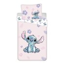 JERRY FABRICS Posteljina Lilo and Stitch Pink Pamuk, 140/200, 70/90 cm Posteljina sa licencijom