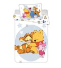 JERRY FABRICS Posteljina za dječji krevetić Medvjedić Pooh Stars baby Pamuk, 100/135, 40/60 cm Posteljina za krevetiće