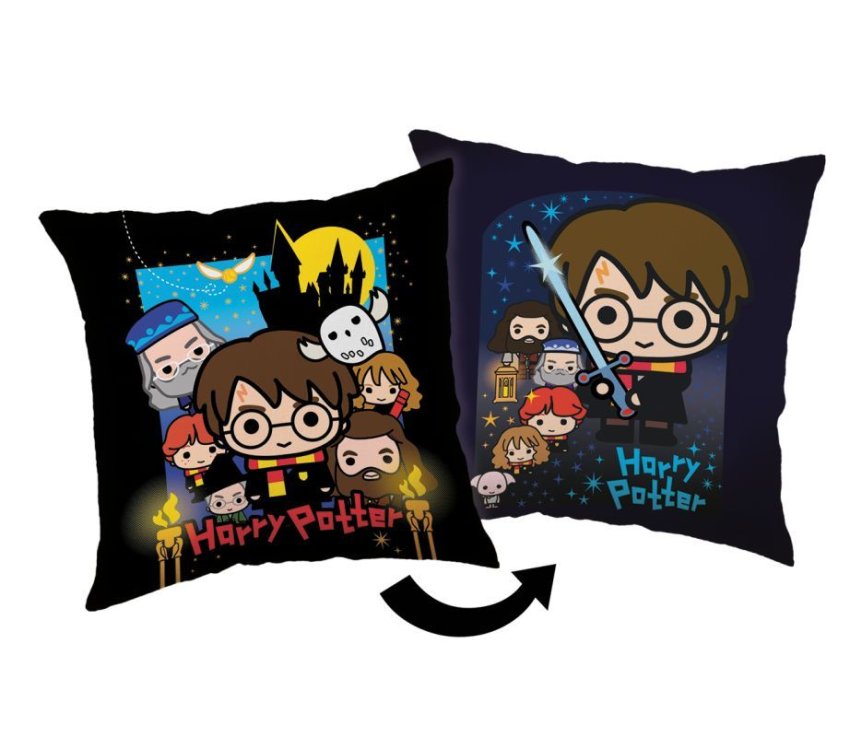 JERRY FABRICS Polštářek Harry Potter Friends Polyester, 40/40 cm - jastučići s podstavom