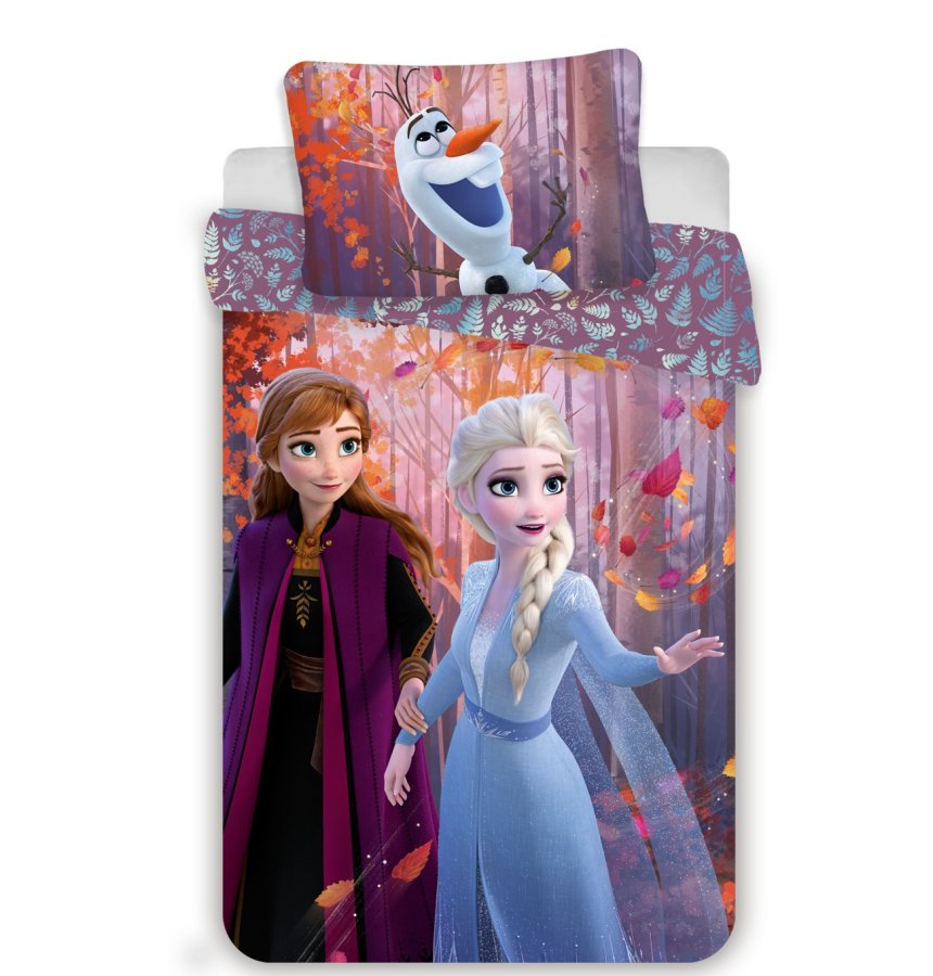 Povlečení Frozen 2 sister purple 140x200, 70x90 cm - Licencirana posteljina