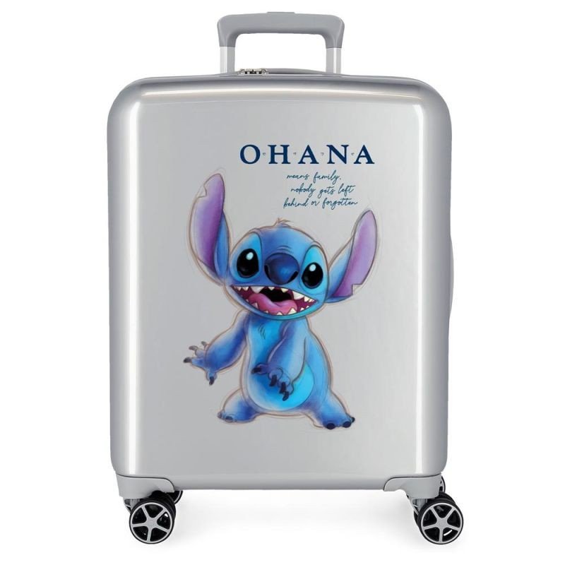 JOUMMABAGS Putni kovčeg ABS Lilo and Stitch Ohana ABS plast, 55 cm - Kovčezi Joummabags