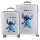 JOUMMABAGS Set putnih kovčega ABS Lilo and Stitch Ohana ABS plast, 55/70