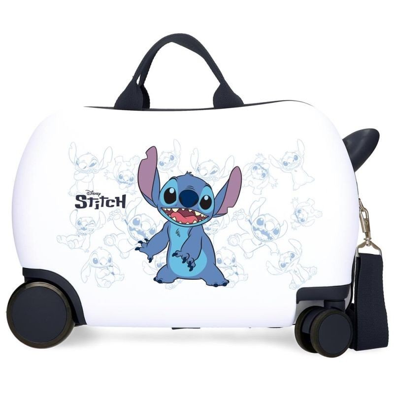 JOUMMABAGS Dječji kofer na kotačima Lilo and Stitch Happy white ABS plast, 45 cm - Kovčezi - guralice