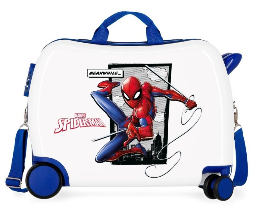 JOUMMABAGS Dječji kofer na kotačima Spiderman Action MAXI ABS plast, 50x38x20 cm, kapacitet 34 l - Kovčezi - guralice