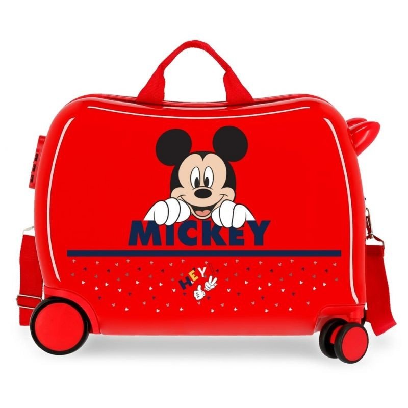 JOUMMABAGS Dječji kovčeg na kotačima Mickey Happy MAXI ABS plastika, 50x38x20 cm, kapacitet 34 l - Kovčezi - guralice