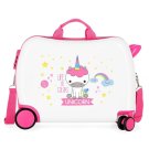 JOUMMABAGS Dječji kofer na kotačima Roll Road Little Me Unicorn MAXI ABS plast, 50x38x20 cm, volumen 34 l