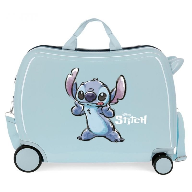 JOUMMABAGS Dječji kofer na kotačima Lilo and Stitch Face MAXI ABS plast, 50x38x20 cm, volumen 34 l - Kovčezi - guralice