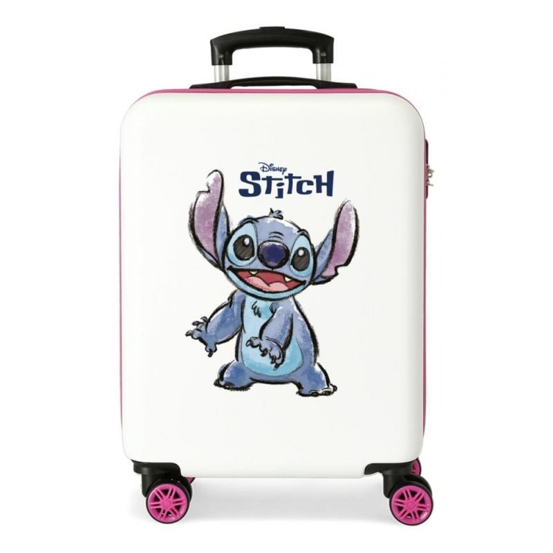 JOUMMABAGS Putni kovčeg ABS Lilo and Stitch Blanco ABS plast, 55 cm - Kovčezi Joummabags