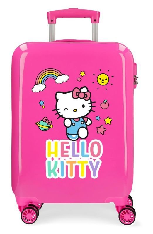 JOUMMABAGS Putni kovčeg ABS Hello Kitty You are cute pink ABS plast, 55 cm - Kovčezi Joummabags