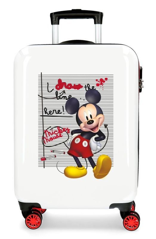 JOUMMABAGS Putni kovčeg ABS Mickey Draw the Line ABS plast, 55 cm - Kovčezi Joummabags