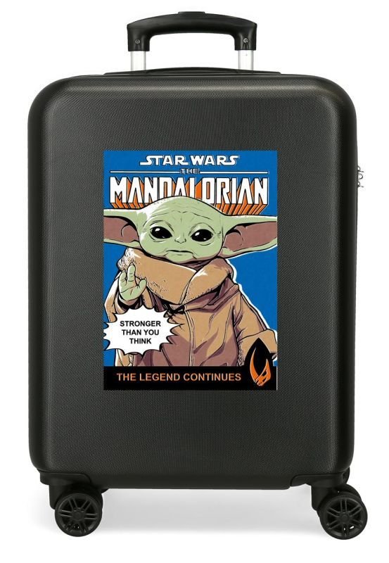 JOUMMABAGS Putni kovčeg ABS Star Wars Mandalorian Yoda ABS plast, 55 cm - Koferi za djecu