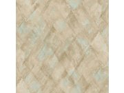 Grafička flis tapeta za zid, bež-tirkizna, UI3033, 1,06 x 10 m