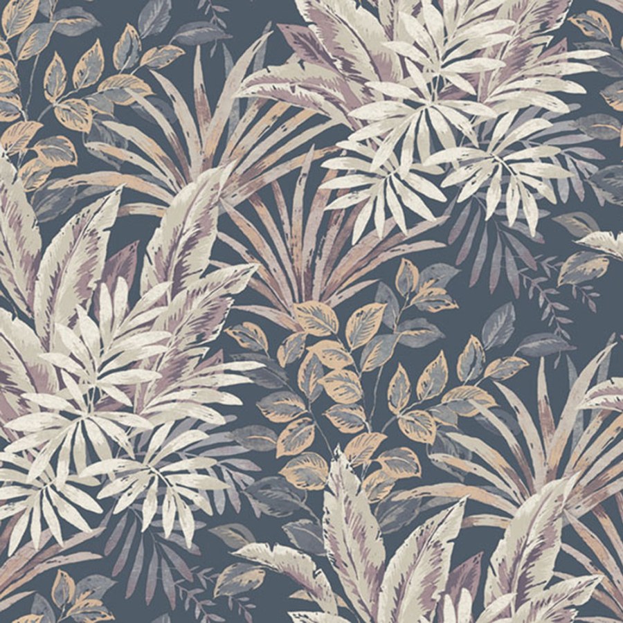 Na skladištu - Flis tapeta za zid, plava, listovi, TJ3212, 1,06 x 10 m Flis tapeta za zid, plava, listovi, TJ3212, 1,06 x 10 m - Na skladištu