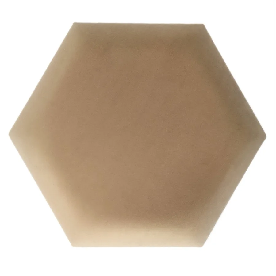 Tapecirani zidni panel Velur, bež 30 × 26 cm - 3D zidni paneli