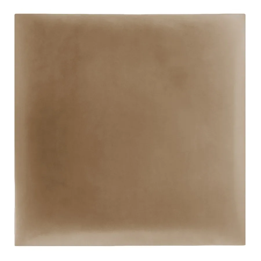 Tapecirani zidni panel Velur, bež 30 × 30 cm - 3D zidni paneli