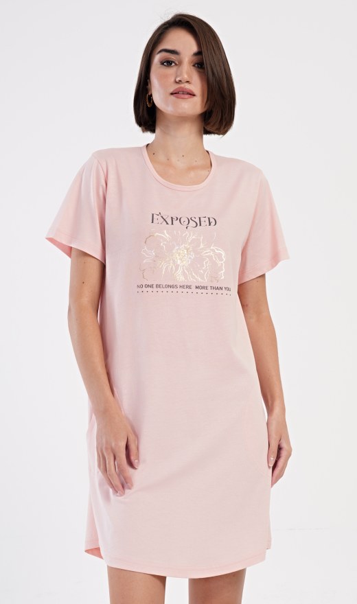 Ženska kućna haljina s kratkim rukavima Michaela - Prevelike ženske spavaćice