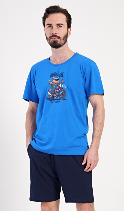 Muška pidžama šorc Motociklist