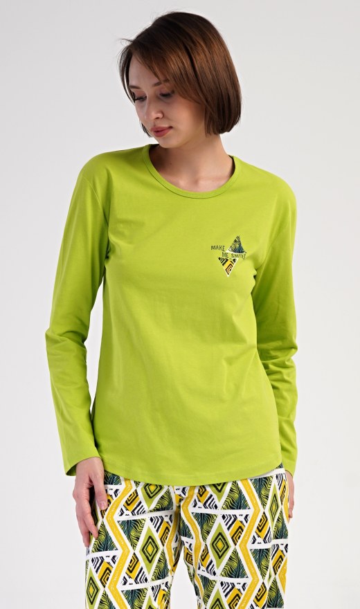 Ženska duga pidžama Zuzana - Ženske pidžame s dugim rukavima