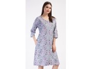 Ženska kućna haljina s tročetvrt rukavima Miana