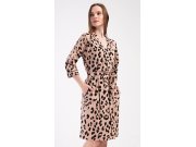 Ženski kratki ogrtač Leopard