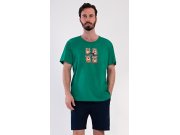 Muška pidžama šorc Medo Happy