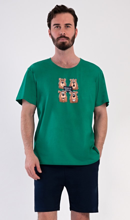 Muška pidžama šorc Medo Happy