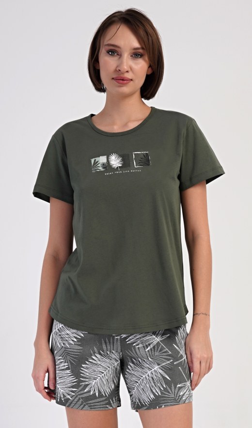 Ženski pidžama šorc Barbora - Ženska pidžama kratke hlače