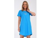 Ženska kućna haljina s kratkim rukavima Maslačak