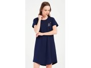 Ženska noćna košulja s kratkim rukavima Leptirić