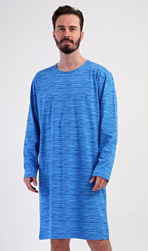Muška noćna košulja s dugim rukavima Sebastian - Muške noćne košulje