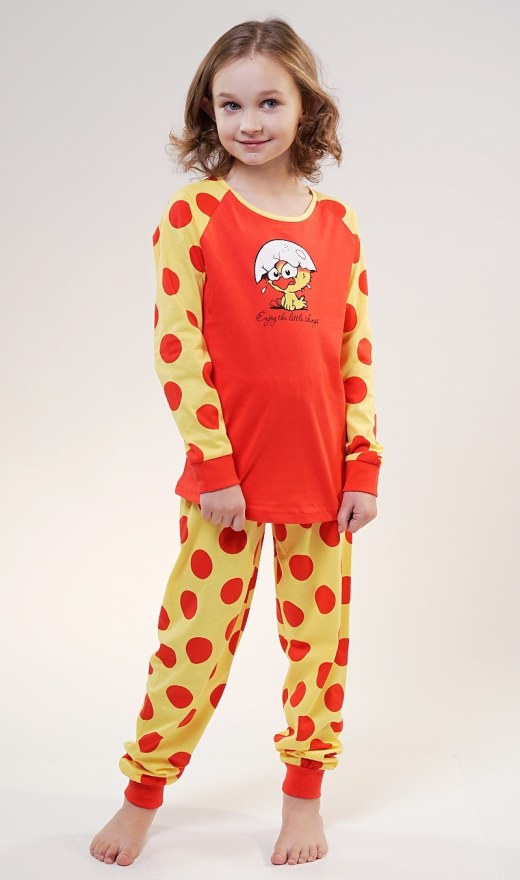 Dječja pidžama duga Mala pilić Dječja pidžama duga Mala pilić