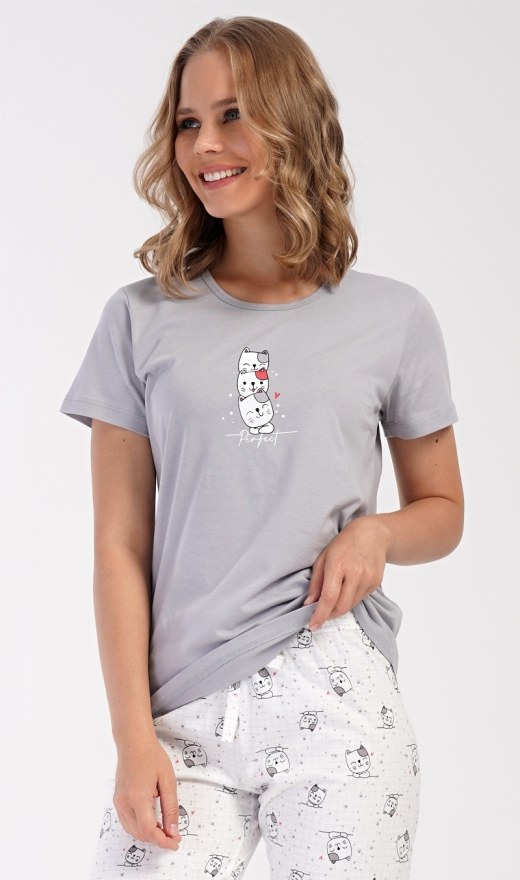 Ženska kapri pidžama Mačići - Ženske pidžame kapri