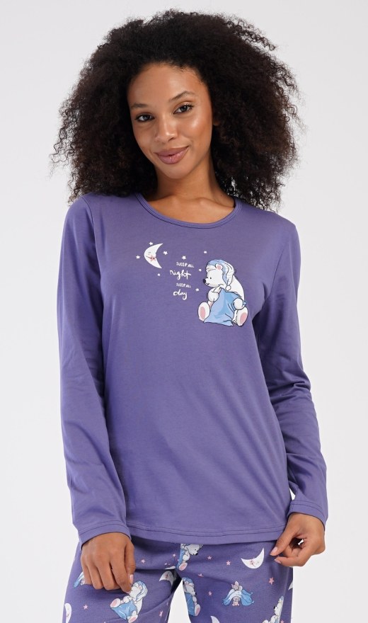 Duga ženska pidžama Good night - Ženske pidžame s dugim rukavima