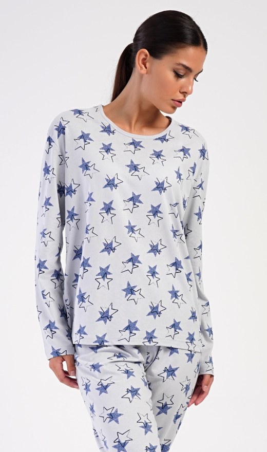 Ženska duga pidžama Stars